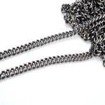 Metal Chain, Chanel Style,34TP(ΒΑ000531) Color Μαύρο νίκελ / Black nickel